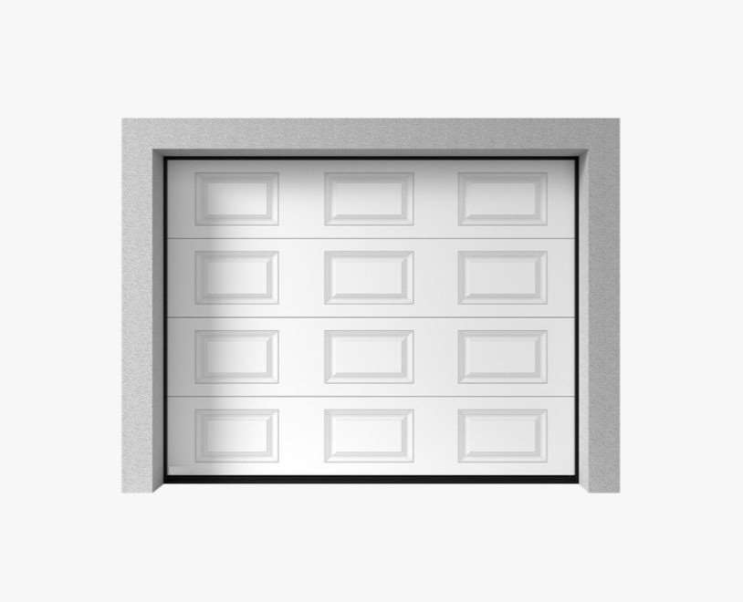 Gudhjem garageport fra Skjold Porte